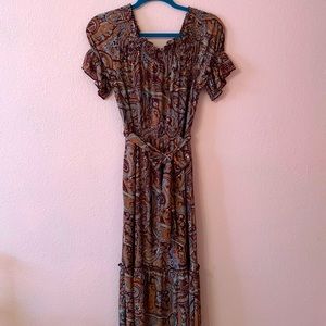 Cato brand boho maxi. Womens size small/petite. Never been worn.